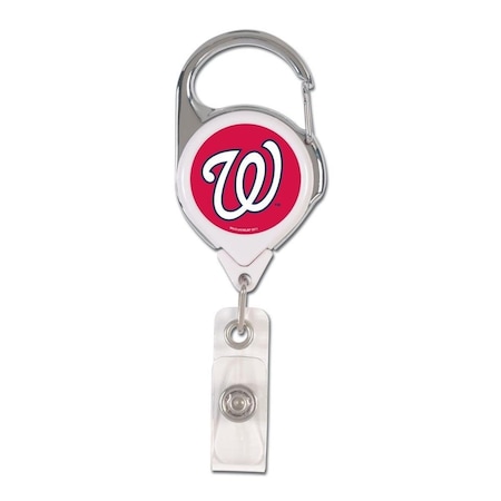 Signed And Sealed Washington Nationals Retractable Premium Badge Holder SI2821806